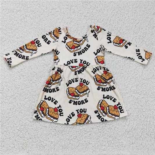 love you cake Valentine's Day skirt girls dress kids clothes