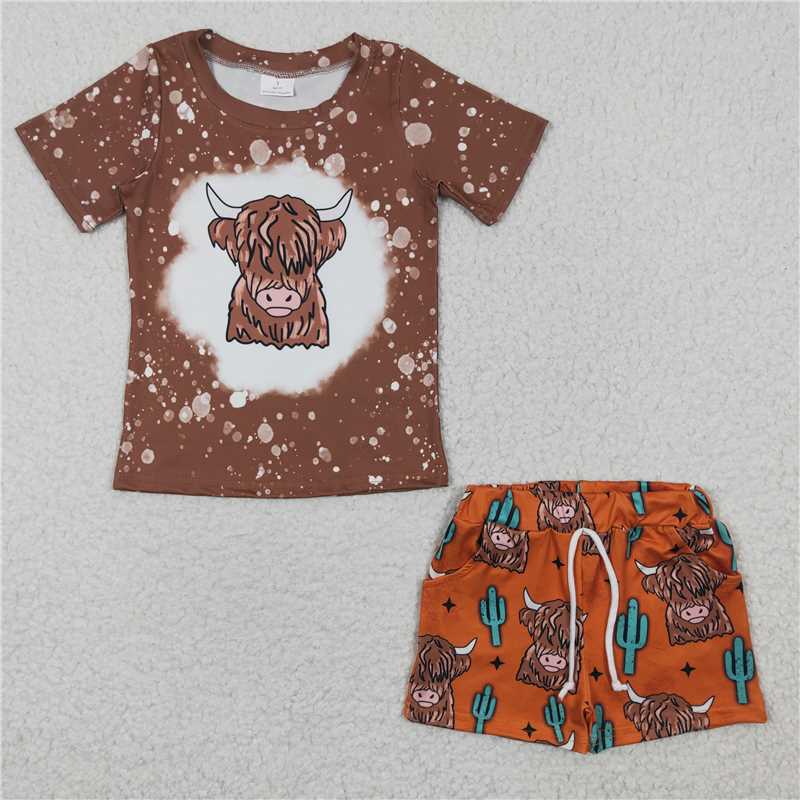 highland cow boys summer sets