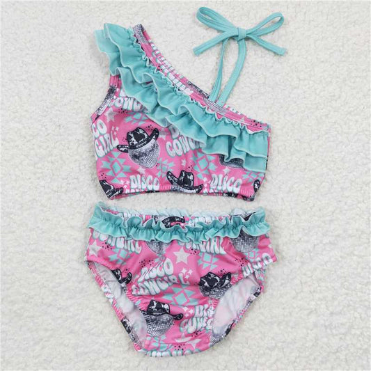 cowgirl girls swimsuit bathing suit