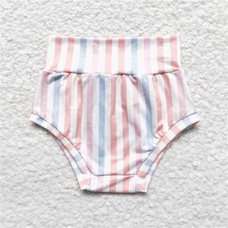 SS0044 stripe bummie baby kids shorts