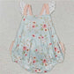 floral baby bubbles boys rompers