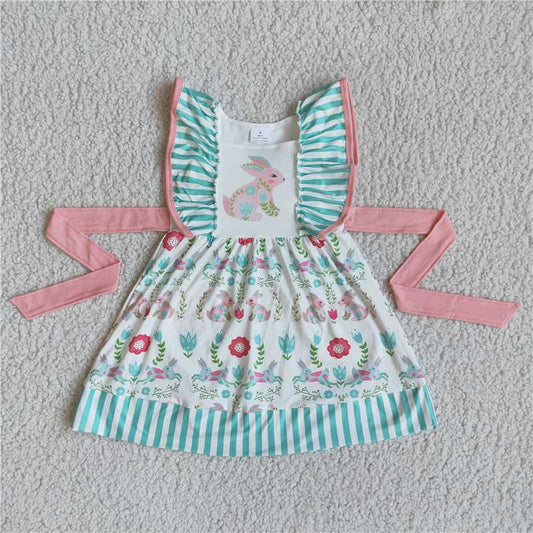 flower bunny girls dress rabbit easter skirt