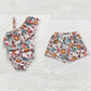 5.12 girls swimsuit match boy trunks summer bathing suit