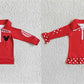pullover red boys matching girls long sleeve shirt fall spring tops