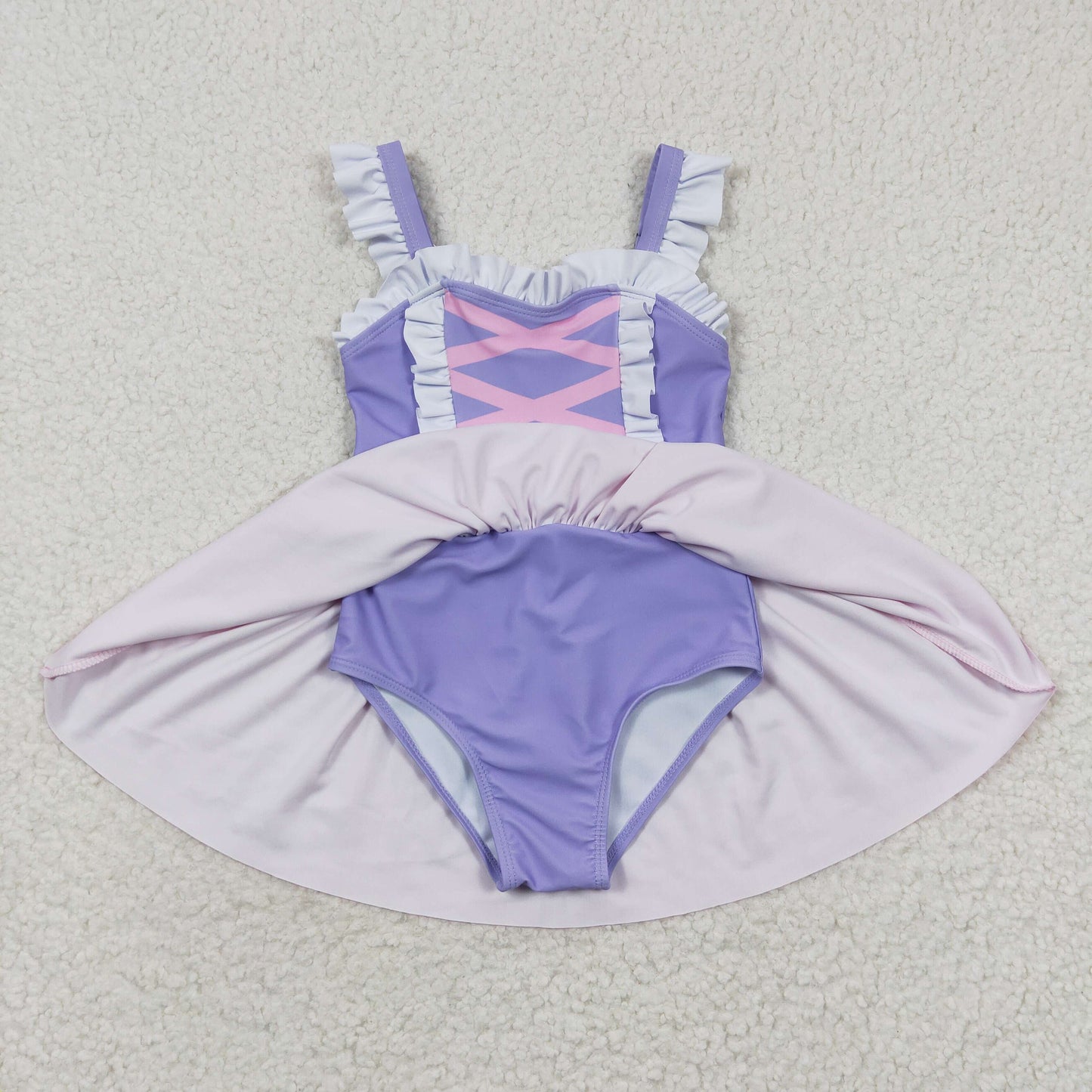 Princess dress girls swimsuit summer bathing suit