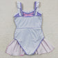 Princess dress girls swimsuit summer bathing suit