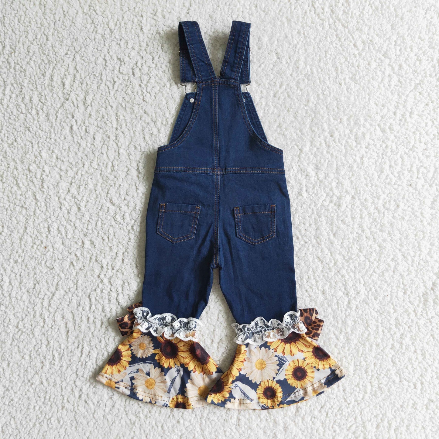 4.16yellow long sleeve shirt and jeans overall  sunflower outfits （shirt and jeans can be purchased separately）