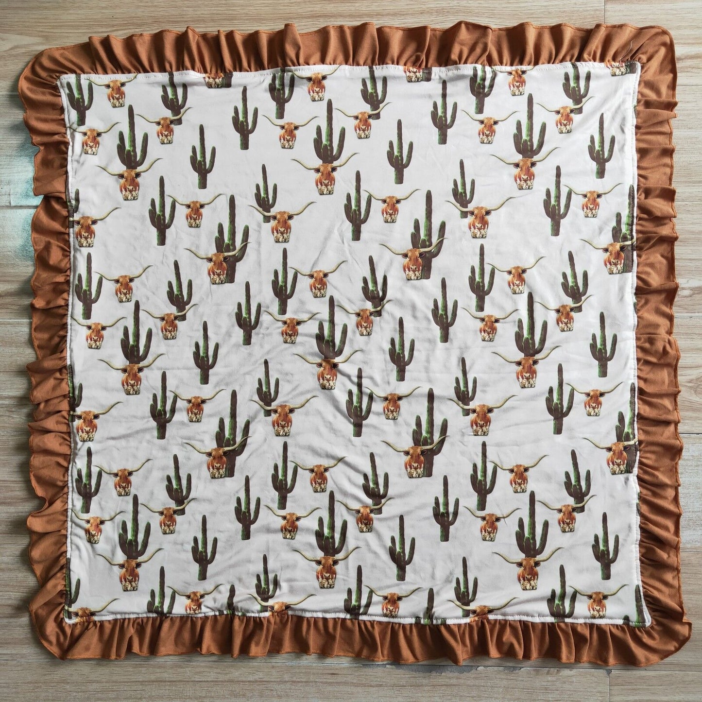 Kids Cactus blankets size 29X43 inches milk silk and cotton