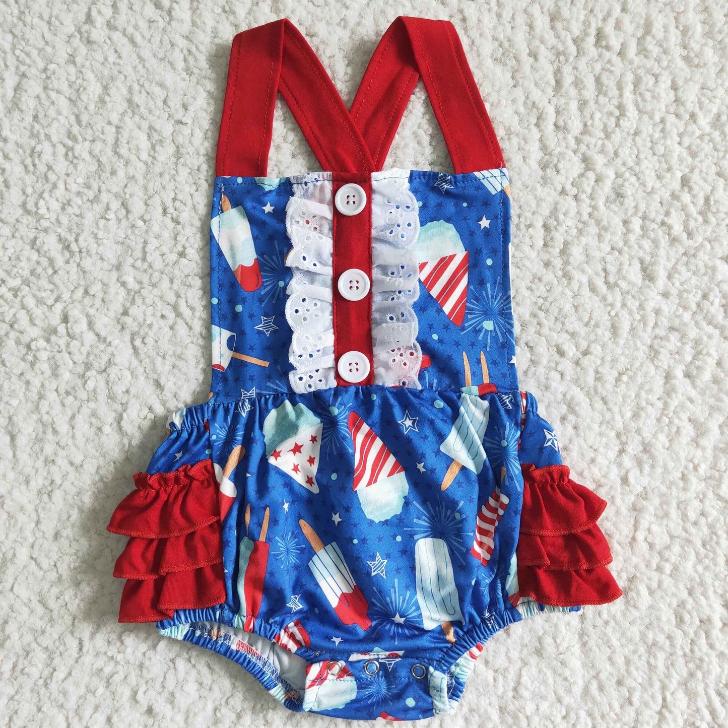 july 4th popsicle boys set match girls set and baby romper