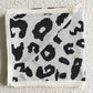Leopard sweater material baby blankets size 29X43 inches