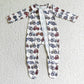 truck tractor Zip Sleeper romper even feet  long sleeve jumpsuit