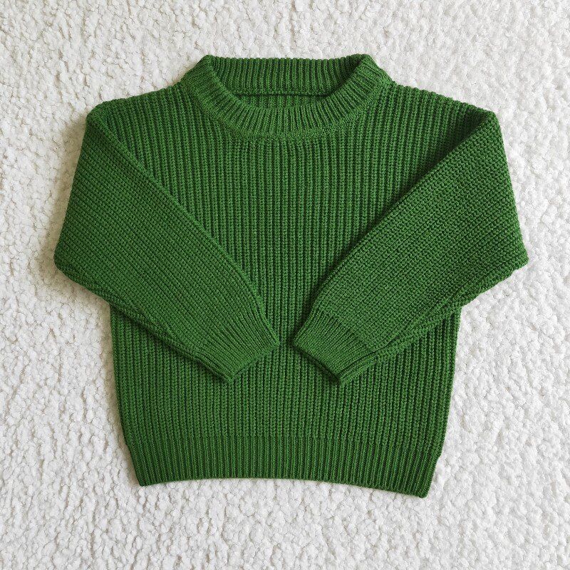 solid color kids Sweaters many colors fall winter top