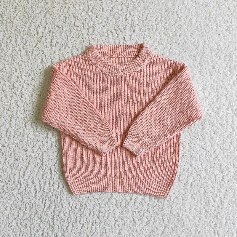 solid color kids Sweaters many colors fall winter top