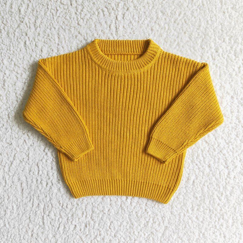 solid color kids Sweaters many colors fall winter top