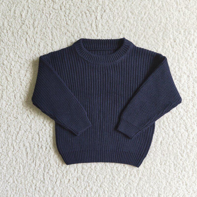 solid color kids Sweaters many colors fall winter top