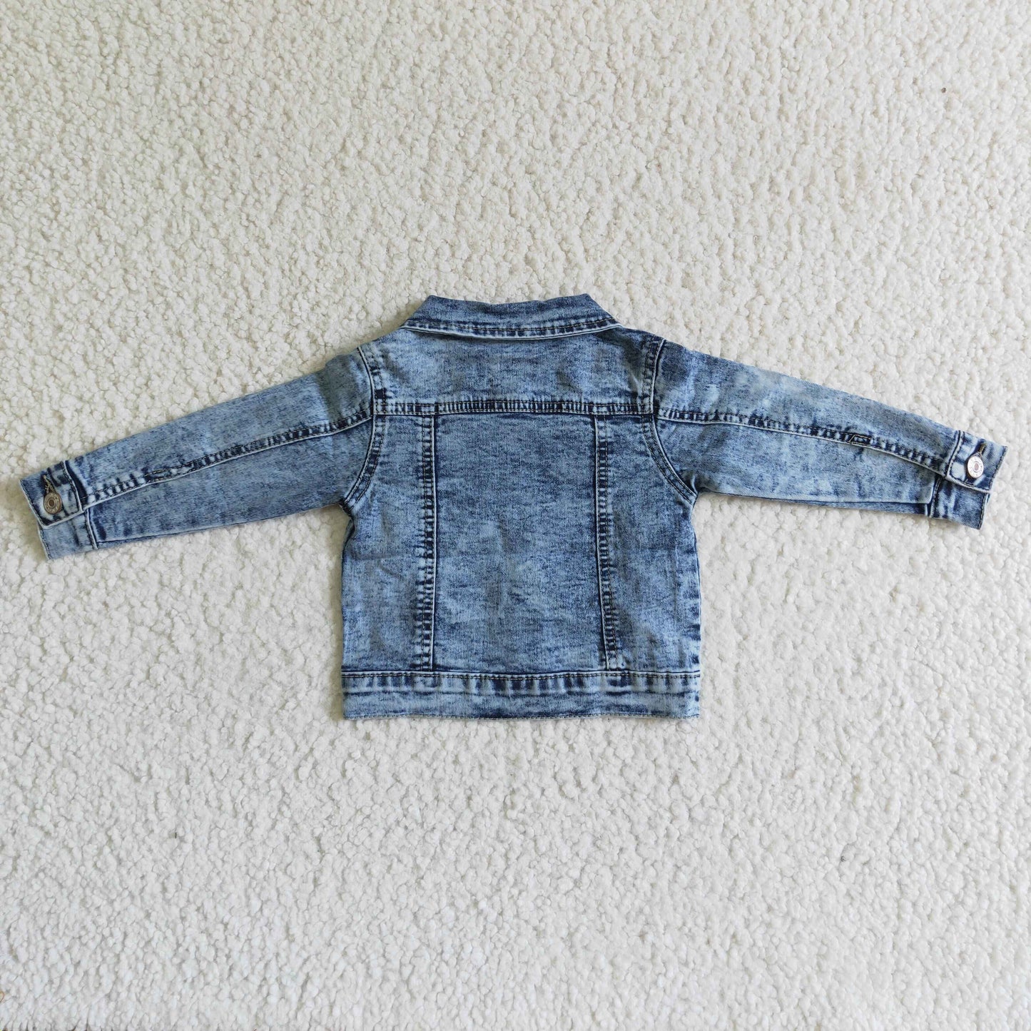 denim COATS girls jacket blue long sleeve