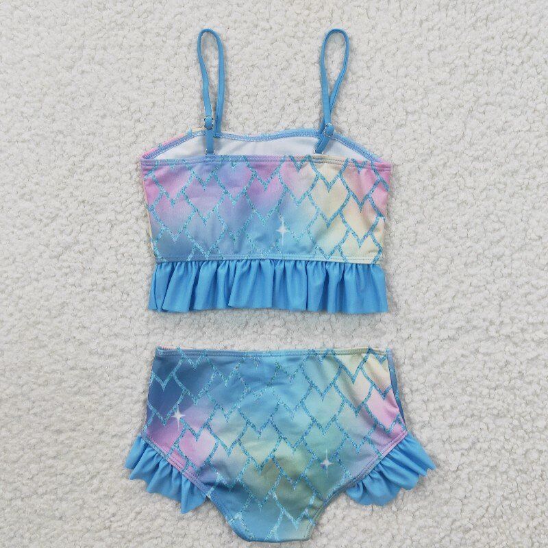 mermaid swimsuit girls summer bathing suit