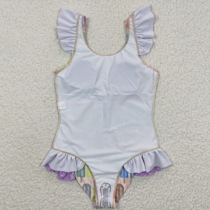 Popsicle swimsuit girls summer bathing suit