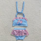 Cinderella swimsuit girls summer bathing suit